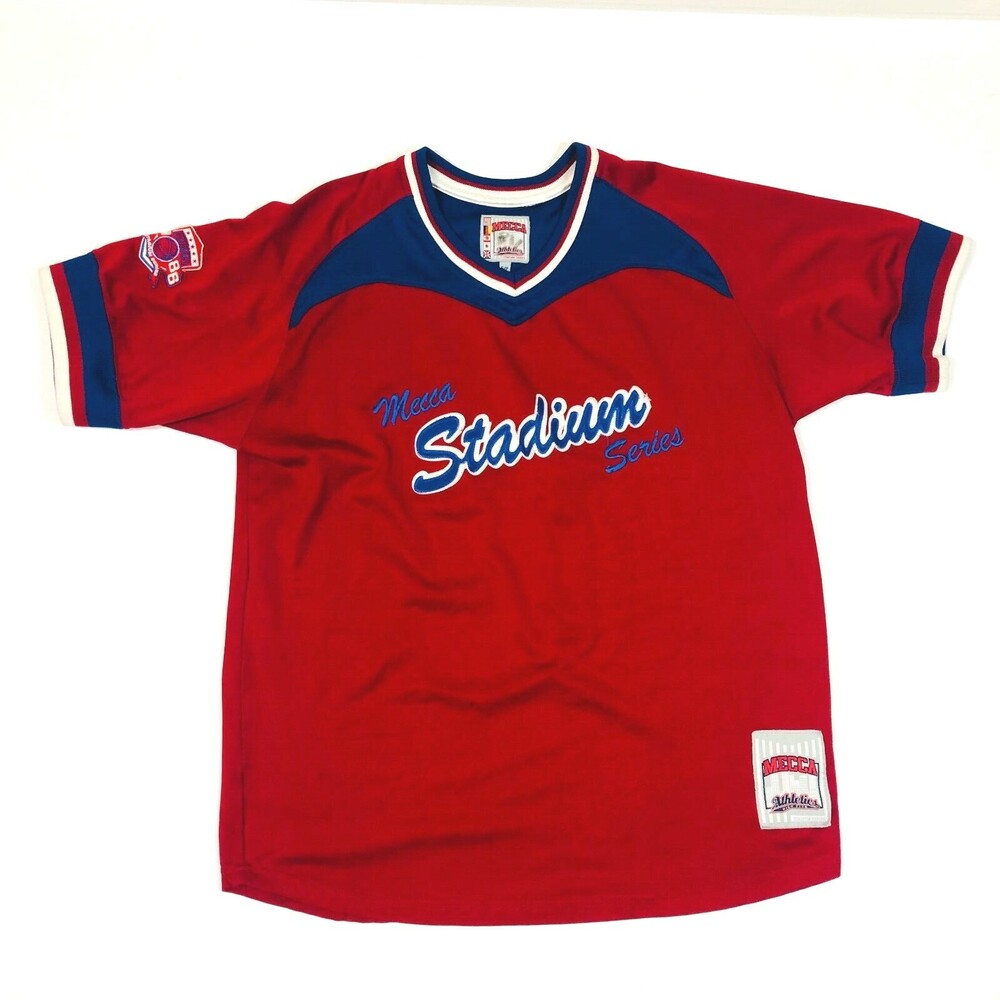 Vintage 86 Mecca Stadium Series Athletics High Five Red/Blue Jersey S Basketball